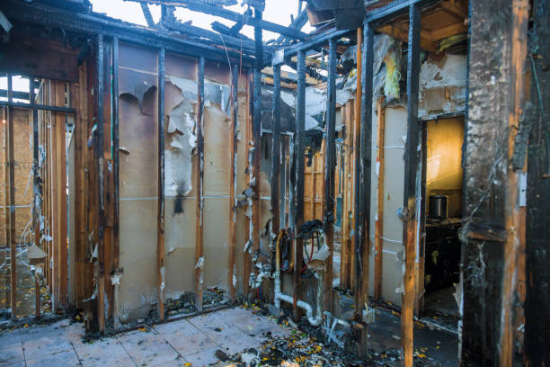Professional Fire Damage Assessment technician working in Mont Clare, PA